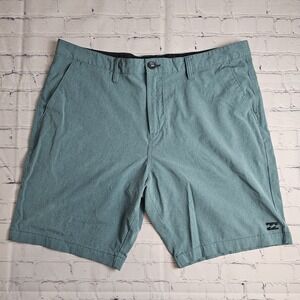 Billabong Crossfire Submersibles Shorts Mens 38 Quick Dry Stretch Aqua Blue Wave